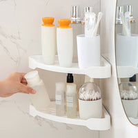No-Drill Bathroom & Kitchen Shelf