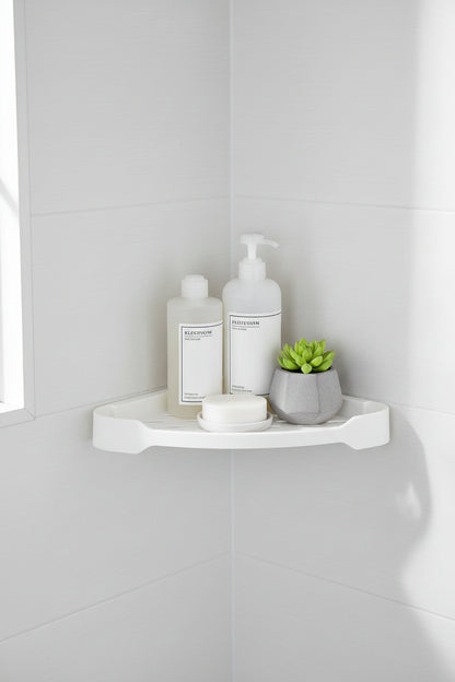 No-Drill Bathroom & Kitchen Shelf