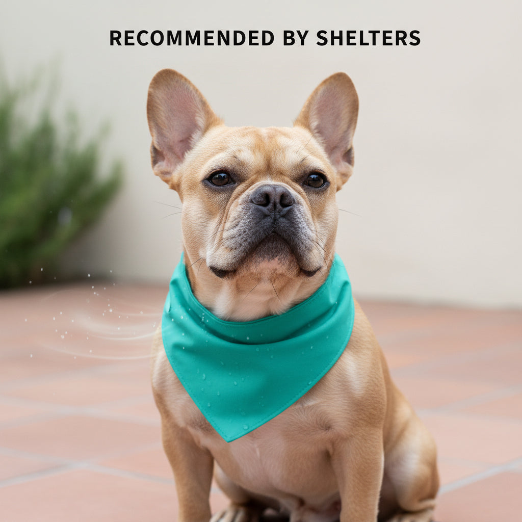 Cooling Triangle Scarf for Bulldogs and Cats (Summer)