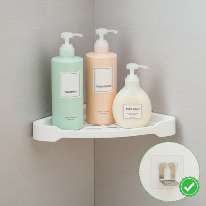 No-Drill Bathroom & Kitchen Shelf